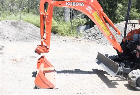 kubota mini digger bucket change|mini digger bucket replacement instructions.